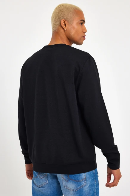 Süperlife Erkek Bisiklet Yaka Regular Fit İnce Sweatshirt SPR 20K30