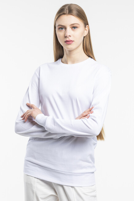 Süperlife Kadın Bisiklet Yaka Regular Fit Sweatshirt spr21k17