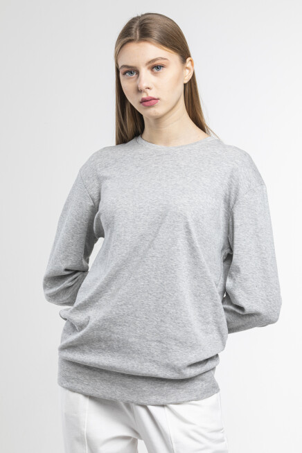 Süperlife Kadın Bisiklet Yaka Regular Fit Sweatshirt spr21k17