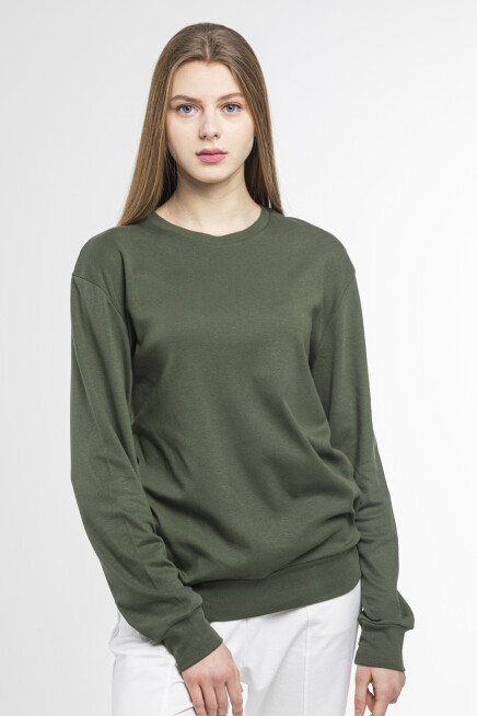 Süperlife Kadın Bisiklet Yaka Regular Fit Sweatshirt spr21k17