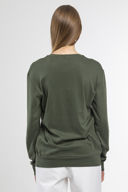 Süperlife Kadın Bisiklet Yaka Regular Fit Sweatshirt spr21k17