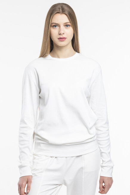 Süperlife Kadın Bisiklet Yaka Regular Fit Sweatshirt spr21k17