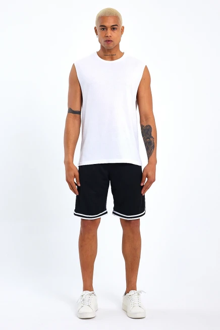 Süperlife Erkek Bisiklet Yaka Standart &Regular Kalıp Tişort SPR21Y03