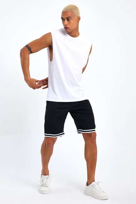 Süperlife Erkek Bisiklet Yaka Standart &Regular Kalıp Tişort SPR21Y03