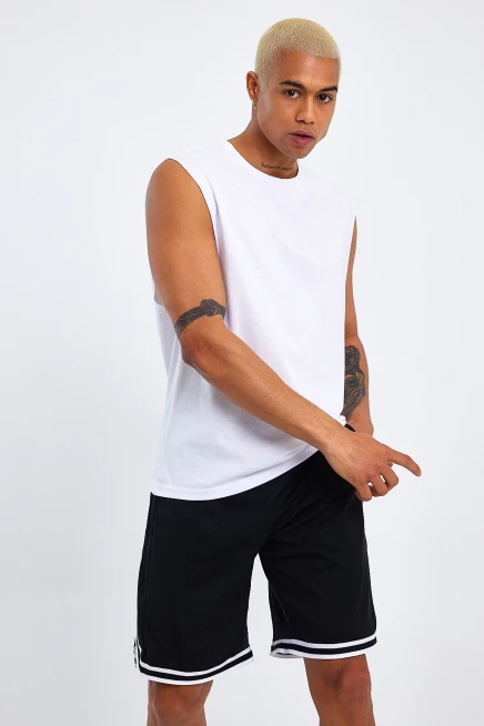 Süperlife Erkek Bisiklet Yaka Standart &Regular Kalıp Tişort SPR21Y03