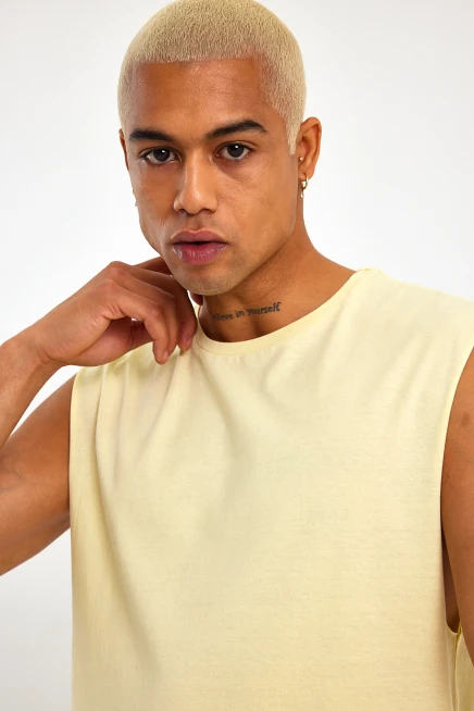 Süperlife Erkek Bisiklet Yaka Standart &Regular Kalıp Tişort SPR21Y03