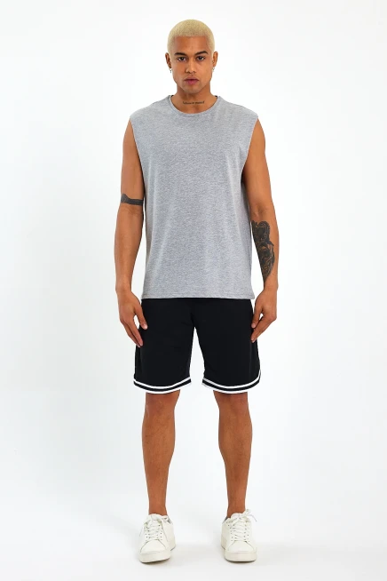 Süperlife Erkek Bisiklet Yaka Standart &Regular Kalıp Tişort SPR21Y03