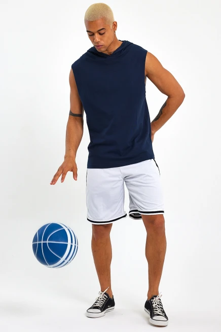 Süperlife Erkek Kapşonlu Standart &Regular Kalıp Fit Tişort SPR21Y04