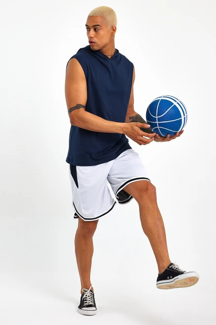 Süperlife Erkek Kapşonlu Standart &Regular Kalıp Fit Tişort SPR21Y04