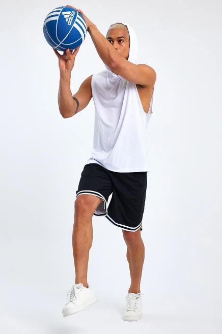 Süperlife Erkek Kapşonlu Standart &Regular Kalıp Fit Tişort SPR21Y04