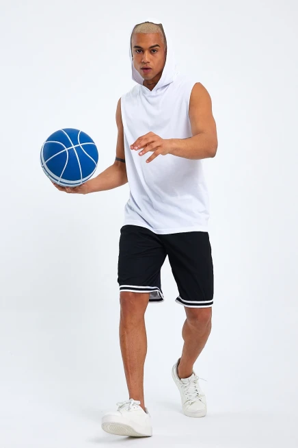 Süperlife Erkek Kapşonlu Standart &Regular Kalıp Fit Tişort SPR21Y04