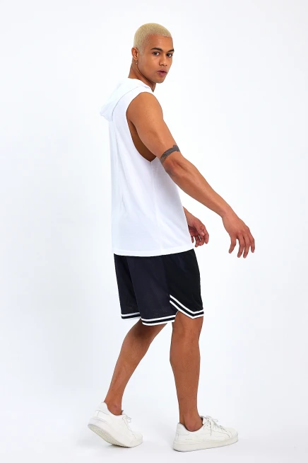 Süperlife Erkek Kapşonlu Standart &Regular Kalıp Fit Tişort SPR21Y04