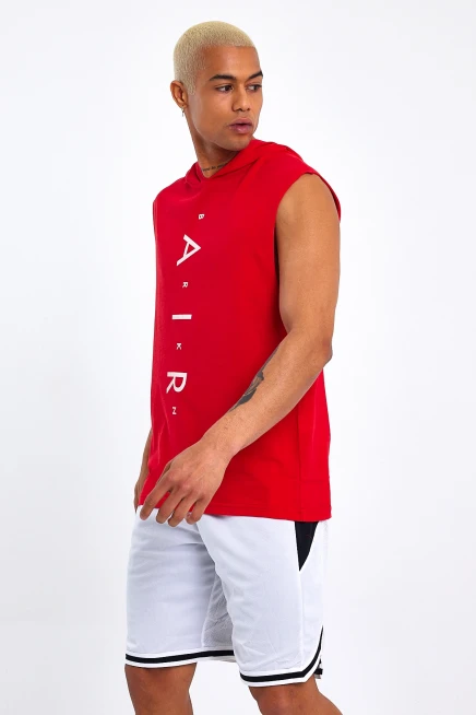 Süperlife Erkek Kapşonlu Standart &Regular Fit  Aır Baskılı Tişort SPR21Y07