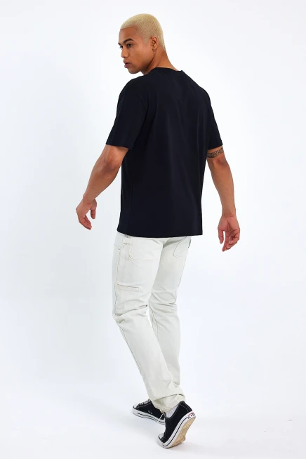 Süperlife Erkek Bisiklet Yaka  Standart &Regular Fit Tişort SPR21Y30