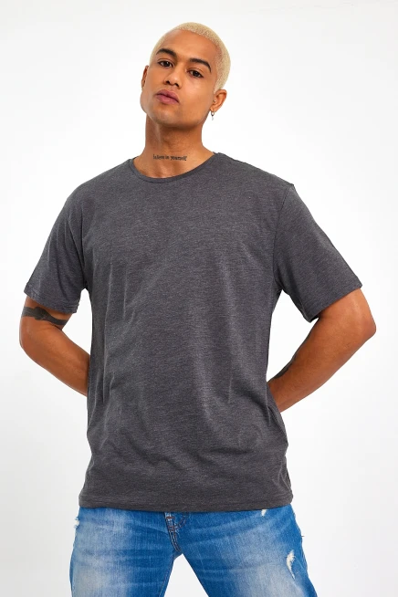 Süperlife Erkek Bisiklet Yaka  Standart &Regular Fit Tişort SPR21Y30