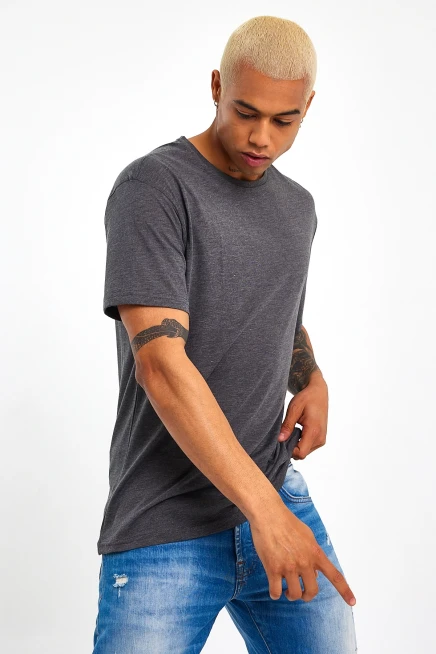 Süperlife Erkek Bisiklet Yaka  Standart &Regular Fit Tişort SPR21Y30