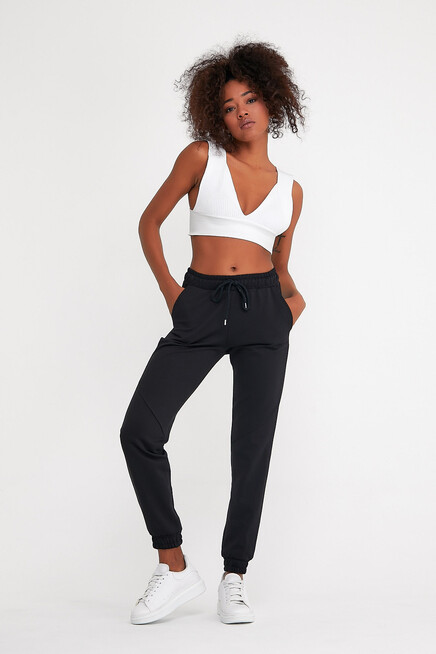 Süperlife Kadın Regular Fit İnce Eşofman Altı SPR22BE158 