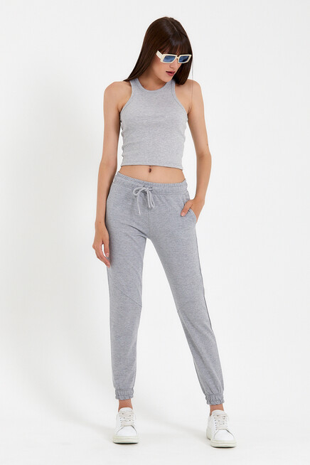 Süperlife Kadın Regular Fit İnce Eşofman Altı SPR22BE158 