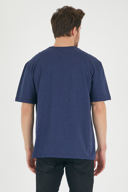 Süperlife Erkek Bisiklet Yaka Standart &Regular Fit Tişort SPR22TS110