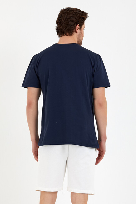 Süperlife Erkek Bisiklet Yaka Regular Fit Garnili  Tişort SPR22TS111