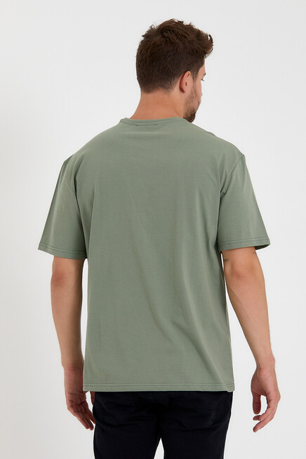 Süperlife Erkek Bisiklet Yaka Regular Fit N Baskılı Tişort SPR22TS113