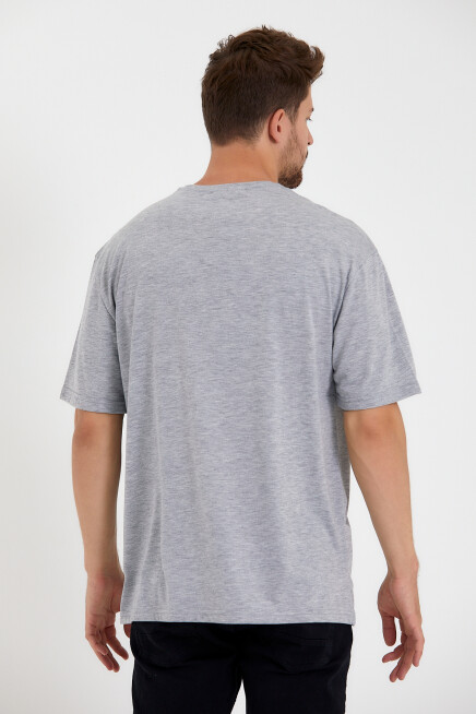 Süperlife Erkek Bisiklet Yaka Regular Fit NYC Baskılı Tişort SPR22TS114