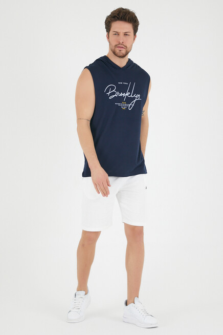 Süperlife Erkek Kapşonlu Regular Fit Tişört SPR22TS118