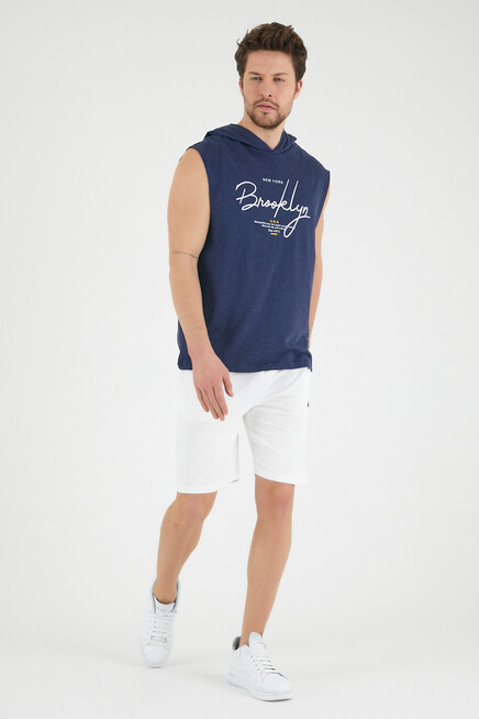 Süperlife Erkek Kapşonlu Regular Fit Tişört SPR22TS118