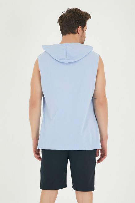 Süperlife Erkek Kapşonlu Regular Fit Tişört SPR22TS118