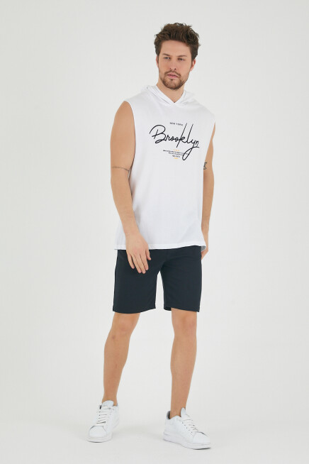 Süperlife Erkek Kapşonlu Regular Fit Tişört SPR22TS118