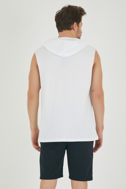 Süperlife Erkek Kapşonlu Regular Fit Tişört SPR22TS118