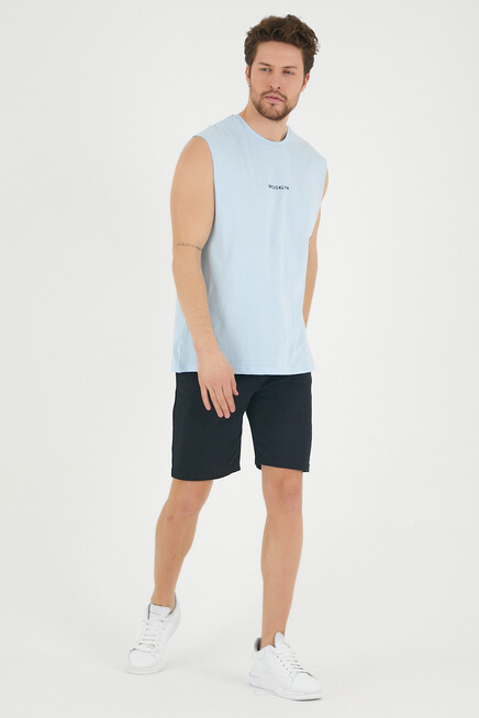 Süperlife Erkek Bisiklet Yaka Regular Fit Brooklyn Baskılı  Tişört SPR22TS122