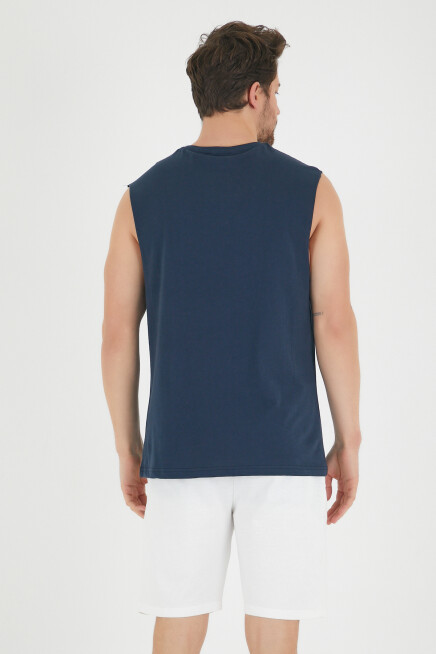 Süperlife Erkek Bisiklet Yaka Regular Fit Brooklyn Baskılı  Tişört SPR22TS122