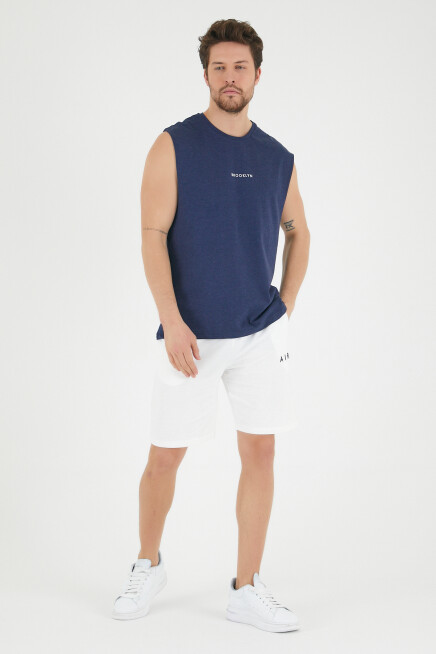 Süperlife Erkek Bisiklet Yaka Regular Fit Brooklyn Baskılı  Tişört SPR22TS122