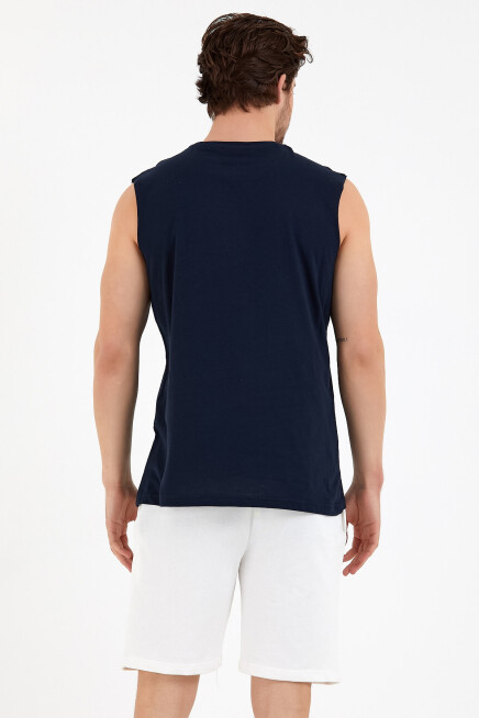 Süperlife Erkek Bisiklet Yaka Regular Fit  Los Angeles Baskılı Tişort SPR22TS123