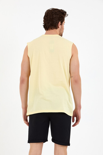 Süperlife Erkek Bisiklet Yaka Regular Fit NYC Baskılı Tişort SPR22TS124