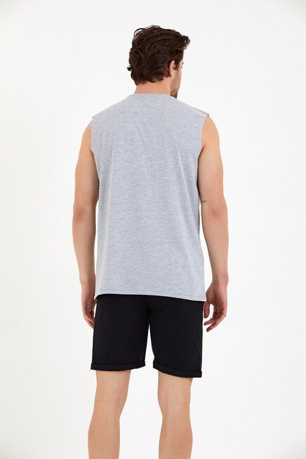 Süperlife Erkek Bisiklet Yaka Regular Fit New York Baskılı Tişort SPR22TS125