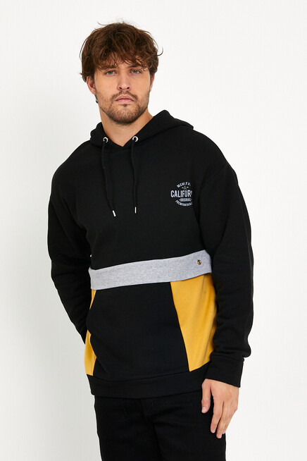 Erkek Kapşonlu Regular Fit Garnili Sweatshirt SPR22SW169