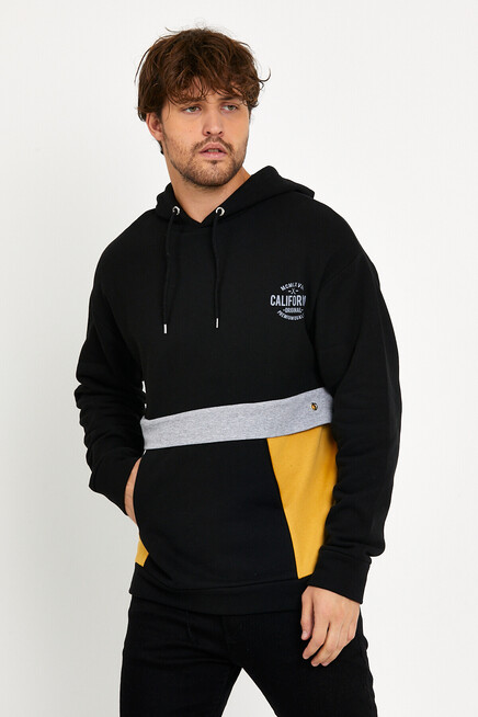 Erkek Kapşonlu Regular Fit Garnili Sweatshirt SPR22SW169