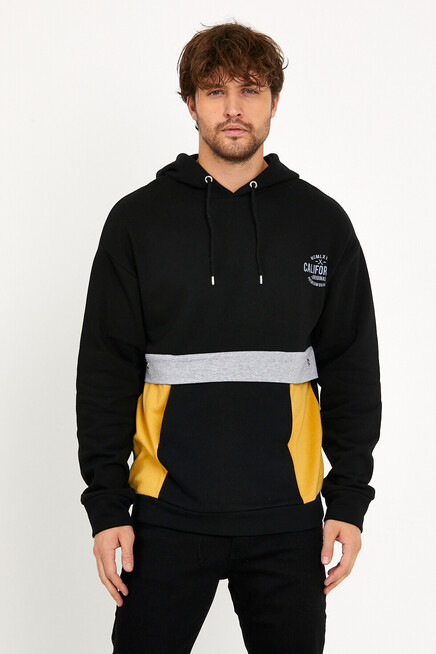 Erkek Kapşonlu Regular Fit Garnili Sweatshirt SPR22SW169