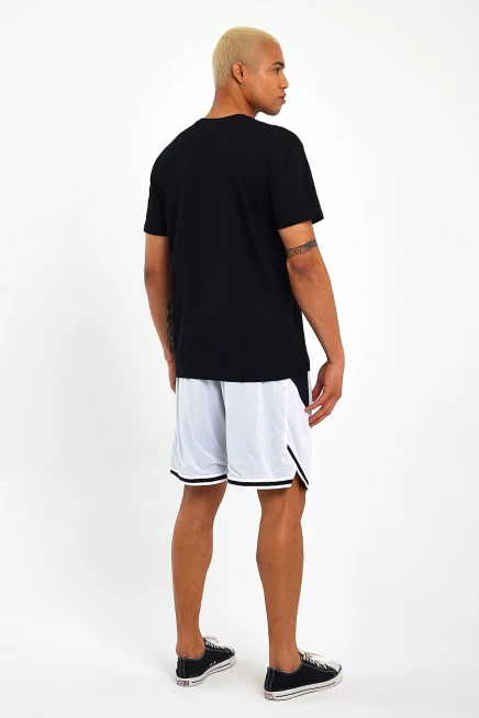 Süperlife Erkek  Bisiklet Yaka Regular Fit Baskılı Tişort SPR23ts305