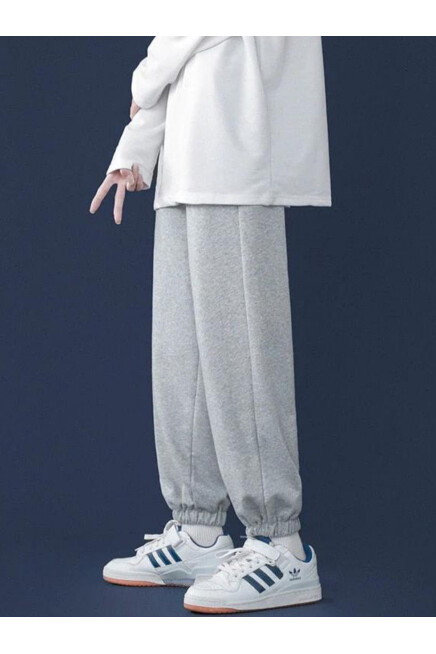 Erkek Bel ve Paça Lastikli İnce Eşofman Altı SPR24EA82