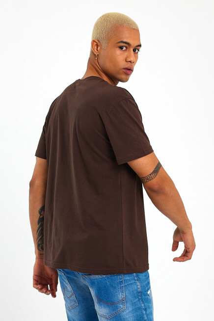 Süperlife Erkek Bisiklet Yaka Standart &Regular Fit Tişort SPR22TS110