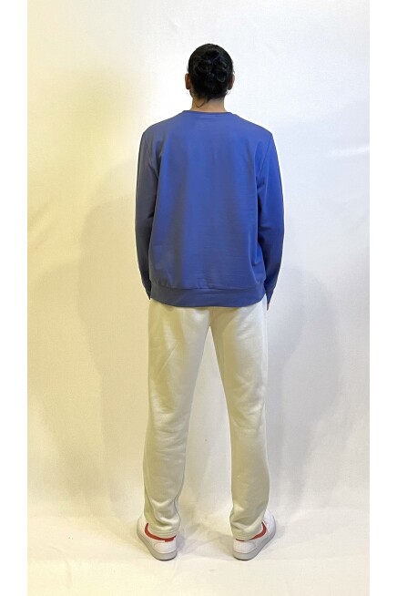 Süperlife Erkek Bisiklet Yaka Regular Fit Brooklyn Baskılı İnce Sweatshirt SPR22SW132