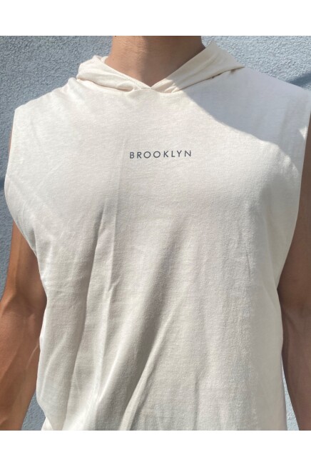 Süperlife Erkek Bisiklet Yaka Regular Fit Brooklyn Baskılı  Tişört SPR22TS122