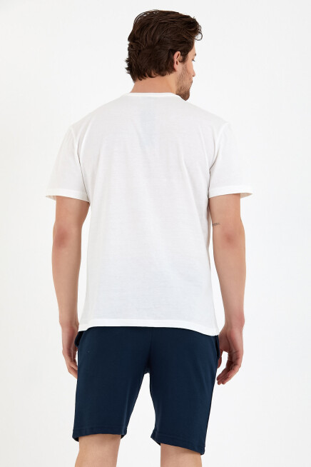 Süperlife Erkek Bisiklet Yaka Regular Fit Garnili  Tişort SPR22TS111