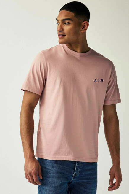 Süperlife Erkek Bisiklet Yaka Slim Fit Baskılı Tişort SPR21Y23