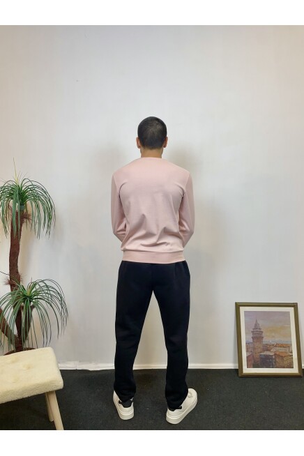 Süperlife Erkek Bisiklet Yaka Slim Fit İnce Sweatshirt SPR 20K17