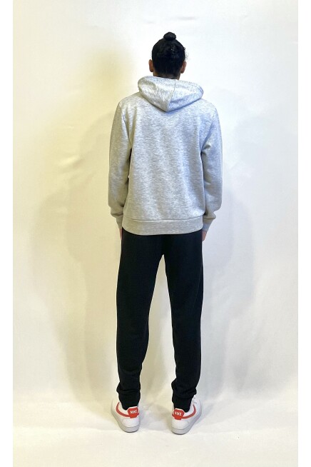 Erkek Kapş.Rahat Kalıp İçi Polarlı 3 iplik Orta Brooklyn Baskılı SweatShırt spr24sw13