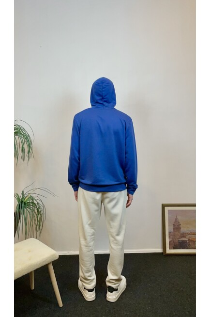 Süperlife Erkek Kapşonlu Regular Fit Brooklyn Baskılı İnce Sweatshirt SPR22SW161